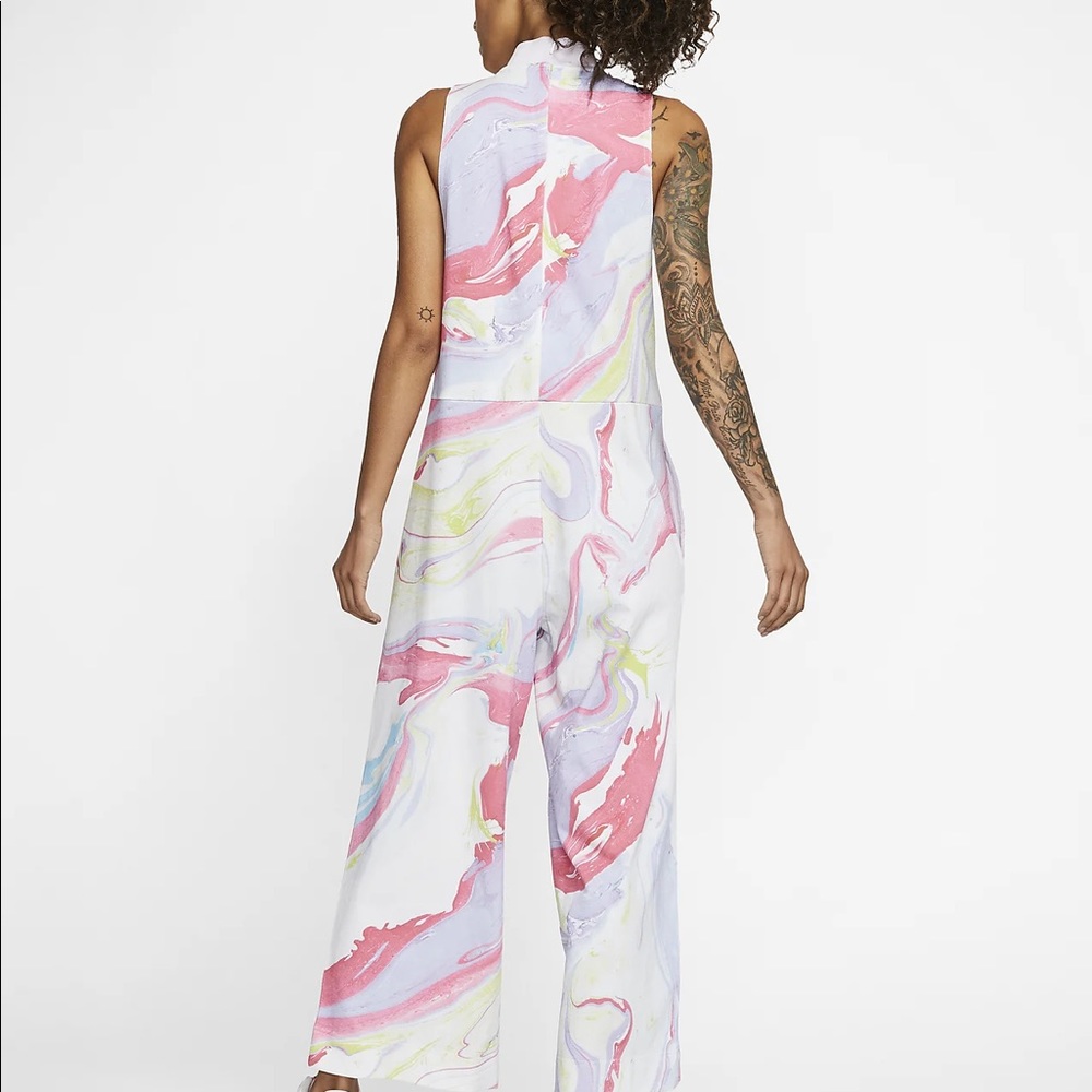 NWT NIKE Women's Jersey Tie Dye Jumpsuit - Picture 3 of 15